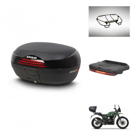 SHAD SH46 trunk + mounting bracket accessories 45 L KIT-444368