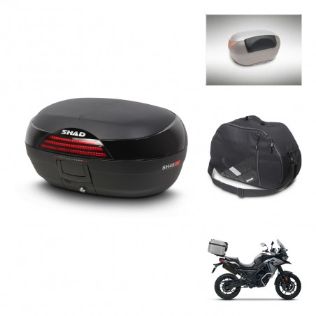 SHAD SH46 trunk + mounting bracket accessories 45 L KIT-444413