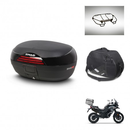 SHAD SH46 trunk + mounting bracket accessories 45 L KIT-444417