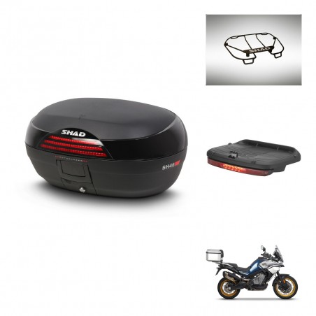 SHAD Baul SH46 + soporte montaje accesorios 45 L KIT-444544