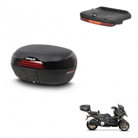 SHAD Trunk SH46 + mounting bracket brake light 45 L KIT-444568