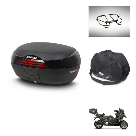 SHAD Baul SH46 + soporte montaje accesorios 45 L KIT-444577