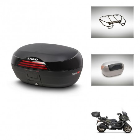 SHAD Baul SH46 + soporte montaje accesorios 45 L KIT-444579
