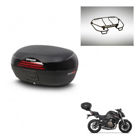 SHAD Baul SH46 + soporte montaje parrilla superior 45 L KIT-444591