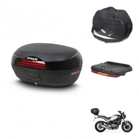 SHAD SH46 trunk + mounting bracket accessories 45 L KIT-444602