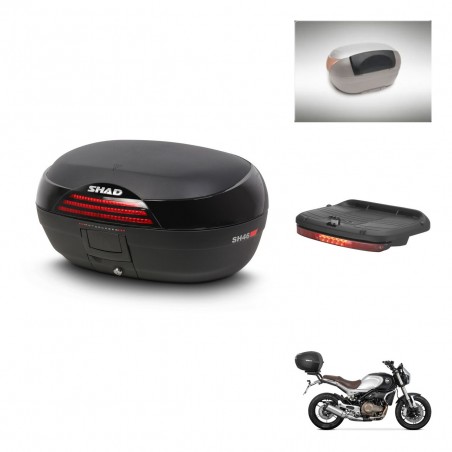 SHAD SH46 trunk + mounting bracket accessories 45 L KIT-444604