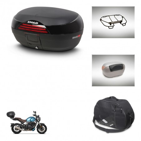 SHAD Baul SH46 + soporte montaje accesorios 45 L KIT-444645