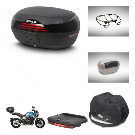 SHAD SH46 trunk + mounting bracket accessories 45 L KIT-444646