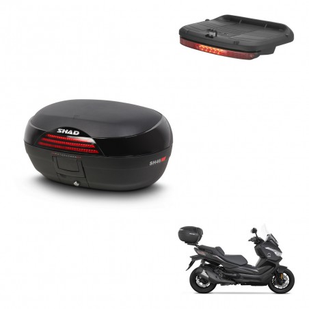 SHAD Trunk SH46 + mounting bracket brake light 45 L KIT-444680