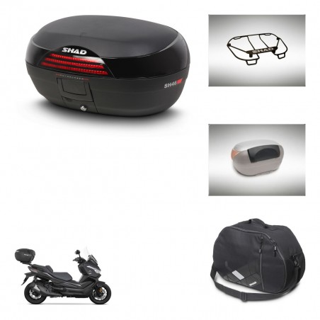 SHAD Baul SH46 + soporte montaje accesorios 45 L KIT-444693