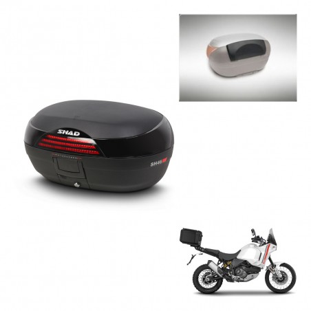 SHAD Trunk SH46 + mounting bracket backrest 45 L KIT-444747