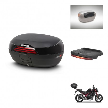 SHAD SH46 trunk + mounting bracket accessories 45 L KIT-444764