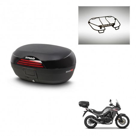 SHAD Baul SH46 + soporte montaje parrilla superior 45 L KIT-444783