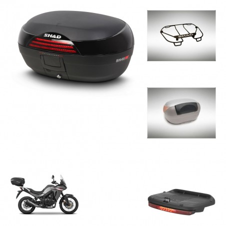 SHAD SH46 trunk + mounting bracket accessories 45 L KIT-444788