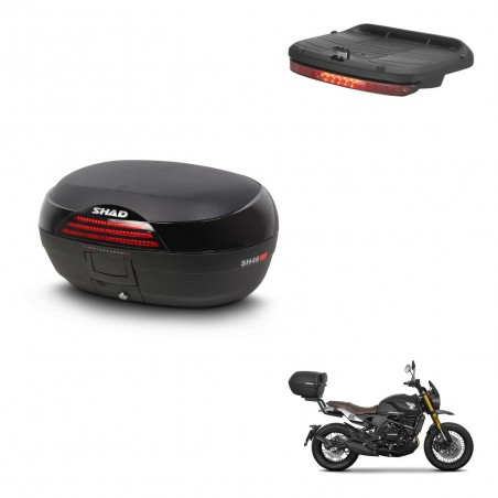SHAD Baul SH46 + soporte montaje luz de freno 45 L KIT-444792