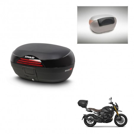 SHAD Trunk SH46 + mounting bracket backrest 45 L KIT-444795