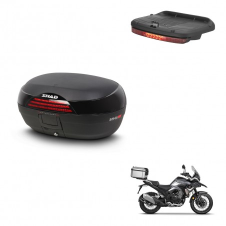 SHAD Baul SH46 + soporte montaje luz de freno 45 L KIT-444808