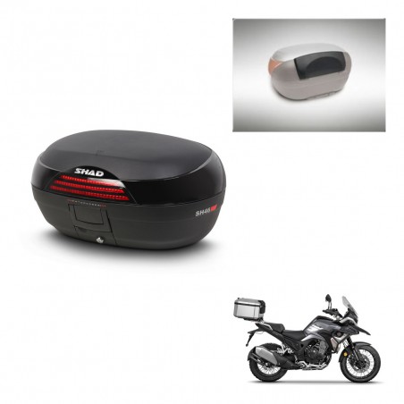 SHAD Trunk SH46 + mounting bracket backrest 45 L KIT-444811