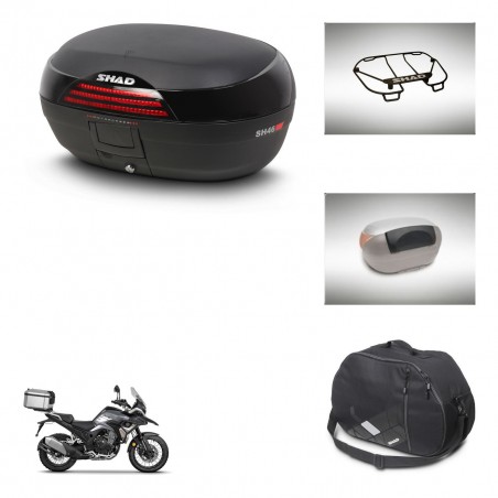 SHAD Baul SH46 + soporte montaje accesorios 45 L KIT-444821