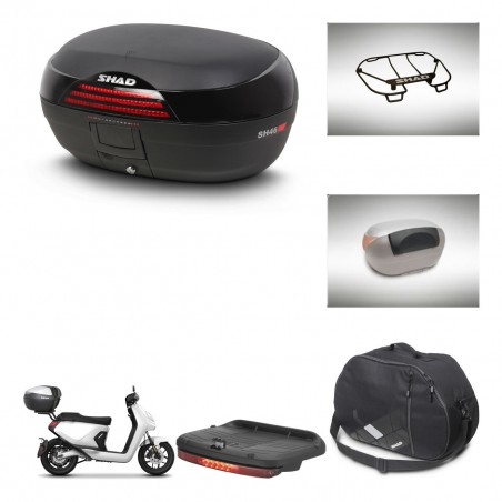 SHAD SH46 trunk + mounting bracket accessories 45 L KIT-444838