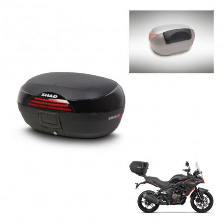 SHAD Trunk SH46 + mounting bracket backrest 45 L KIT-444859