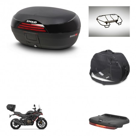 SHAD Baul SH46 + soporte montaje accesorios 45 L KIT-444866