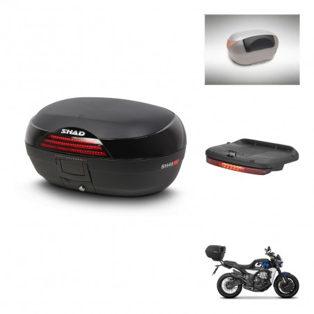 SHAD SH46 trunk + mounting bracket accessories 45 L KIT-444892