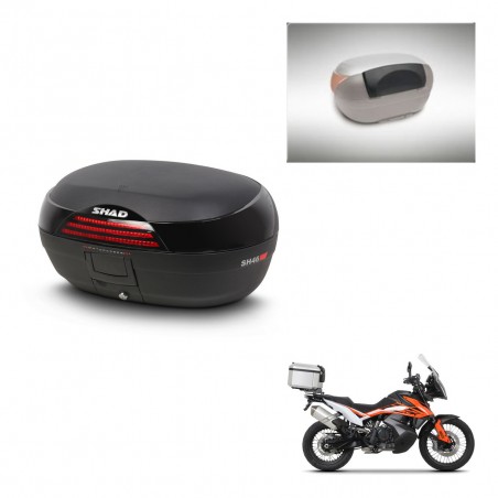 SHAD Baul SH46 + soporte montaje respaldo 45 L KIT-444923