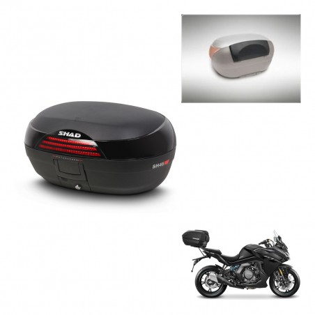 SHAD Trunk SH46 + mounting bracket backrest 45 L KIT-444955