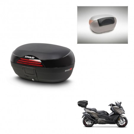 SHAD Trunk SH46 + mounting bracket backrest 45 L KIT-444971