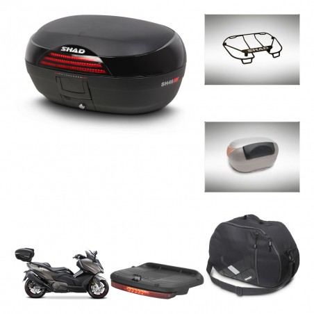 SHAD Baul SH46 + soporte montaje accesorios 45 L KIT-444982