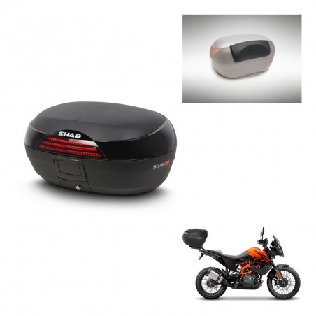 SHAD Trunk SH46 + mounting bracket backrest 45 L KIT-444987