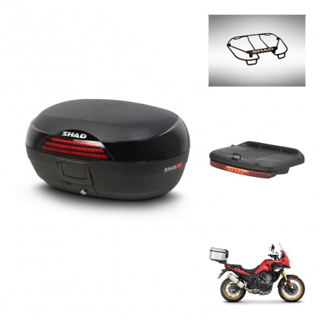 SHAD Baul SH46 + soporte montaje accesorios 45 L KIT-445008