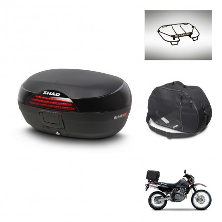 SHAD SH46 trunk + mounting bracket accessories 45 L KIT-445025