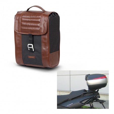 SHAD Baul maleta + soporte montaje SR38 CAFE RACER STYLE 1U KIT-445063