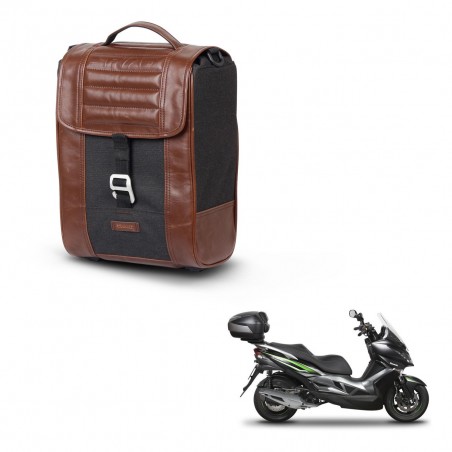 SHAD Baul maleta + soporte montaje SR38 CAFE RACER STYLE 1U KIT-445081