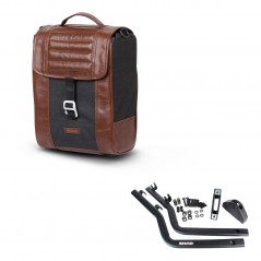 SHAD Baul maleta + soporte montaje SR38 CAFE RACER STYLE 1U KIT-445091