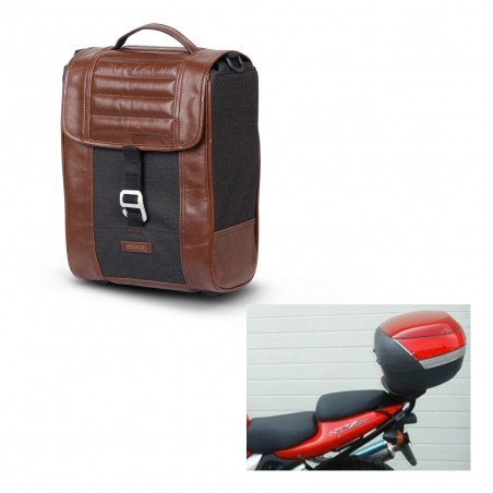 SHAD Baul maleta + soporte montaje SR38 CAFE RACER STYLE 1U KIT-445102