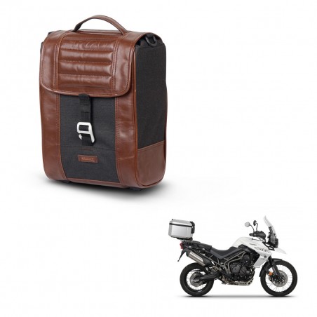 SHAD Baul maleta + soporte montaje SR38 CAFE RACER STYLE 1U KIT-445106