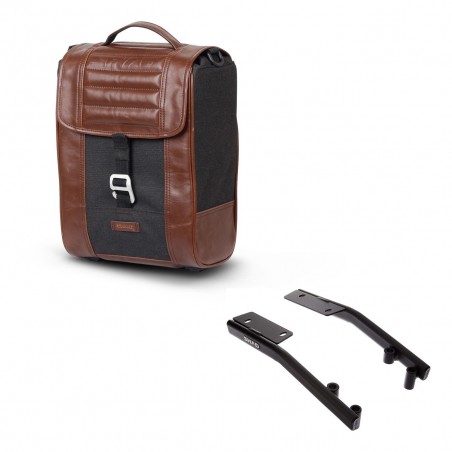 SHAD Baul maleta + soporte montaje SR38 CAFE RACER STYLE 1U KIT-445118