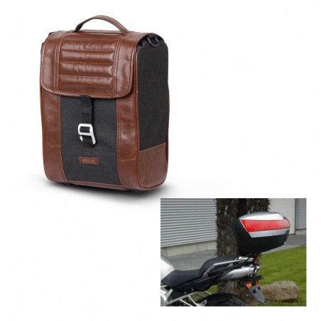 SHAD Baul maleta + soporte montaje SR38 CAFE RACER STYLE 1U KIT-445119