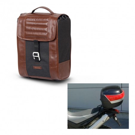SHAD Baul maleta + soporte montaje SR38 CAFE RACER STYLE 1U KIT-445129