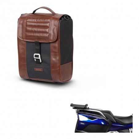 SHAD Baul maleta + soporte montaje SR38 CAFE RACER STYLE 1U KIT-445133