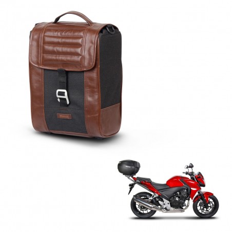 SHAD Baul maleta + soporte montaje SR38 CAFE RACER STYLE 1U KIT-445135