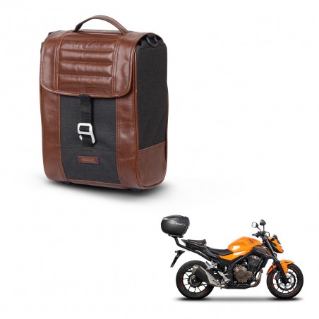 SHAD Baul maleta + soporte montaje SR38 CAFE RACER STYLE 1U KIT-445147