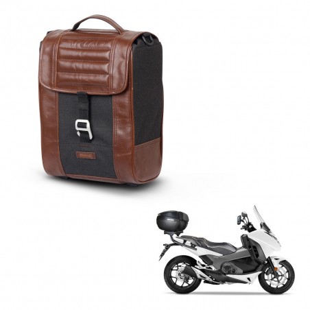 SHAD Baul maleta + soporte montaje SR38 CAFE RACER STYLE 1U KIT-445149