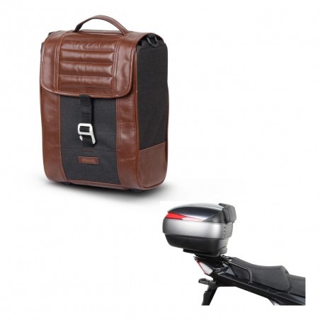 SHAD Baul maleta + soporte montaje SR38 CAFE RACER STYLE 1U KIT-445152