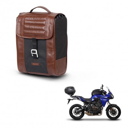 SHAD Baul maleta + soporte montaje SR38 CAFE RACER STYLE 1U KIT-445155