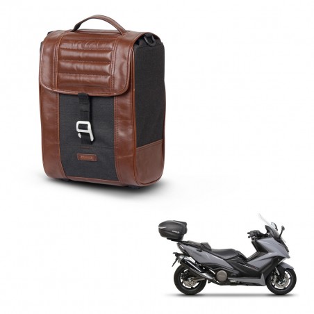 SHAD Baul maleta + soporte montaje SR38 CAFE RACER STYLE 1U KIT-445162