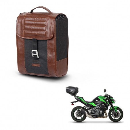 SHAD Baul maleta + soporte montaje SR38 CAFE RACER STYLE 1U KIT-445164